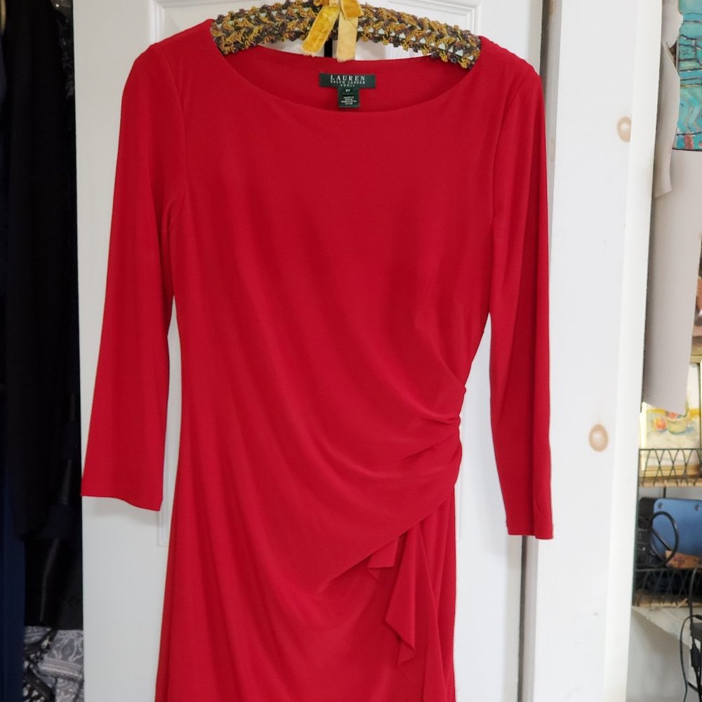 RALPH LAUREN RED DRESS